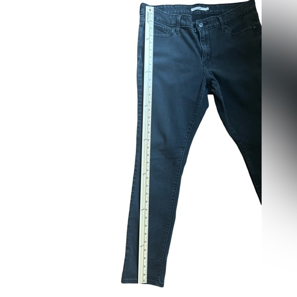 Levi’s Women’s 711 Black Skinny Jeans Size 32 - Picture 6 of 9